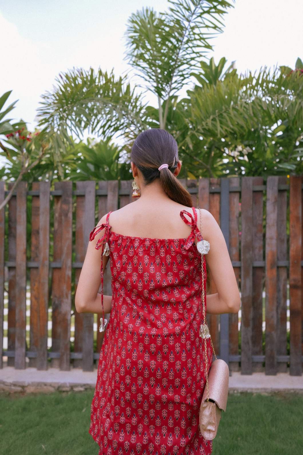 Raktima – Red Sharara Co-ord Set - 1400 - Gheraa10059