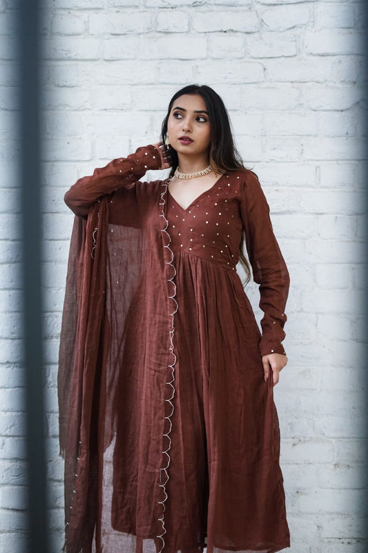 Raya Mulmul Kurta Set - 1700 - Gheraa10063