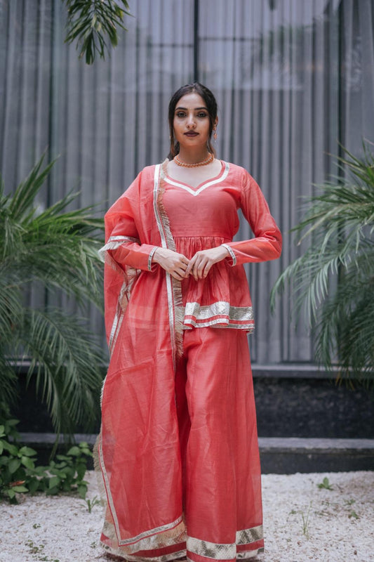 Chanderi Silk Elegance - 2550 - Gheraa10065
