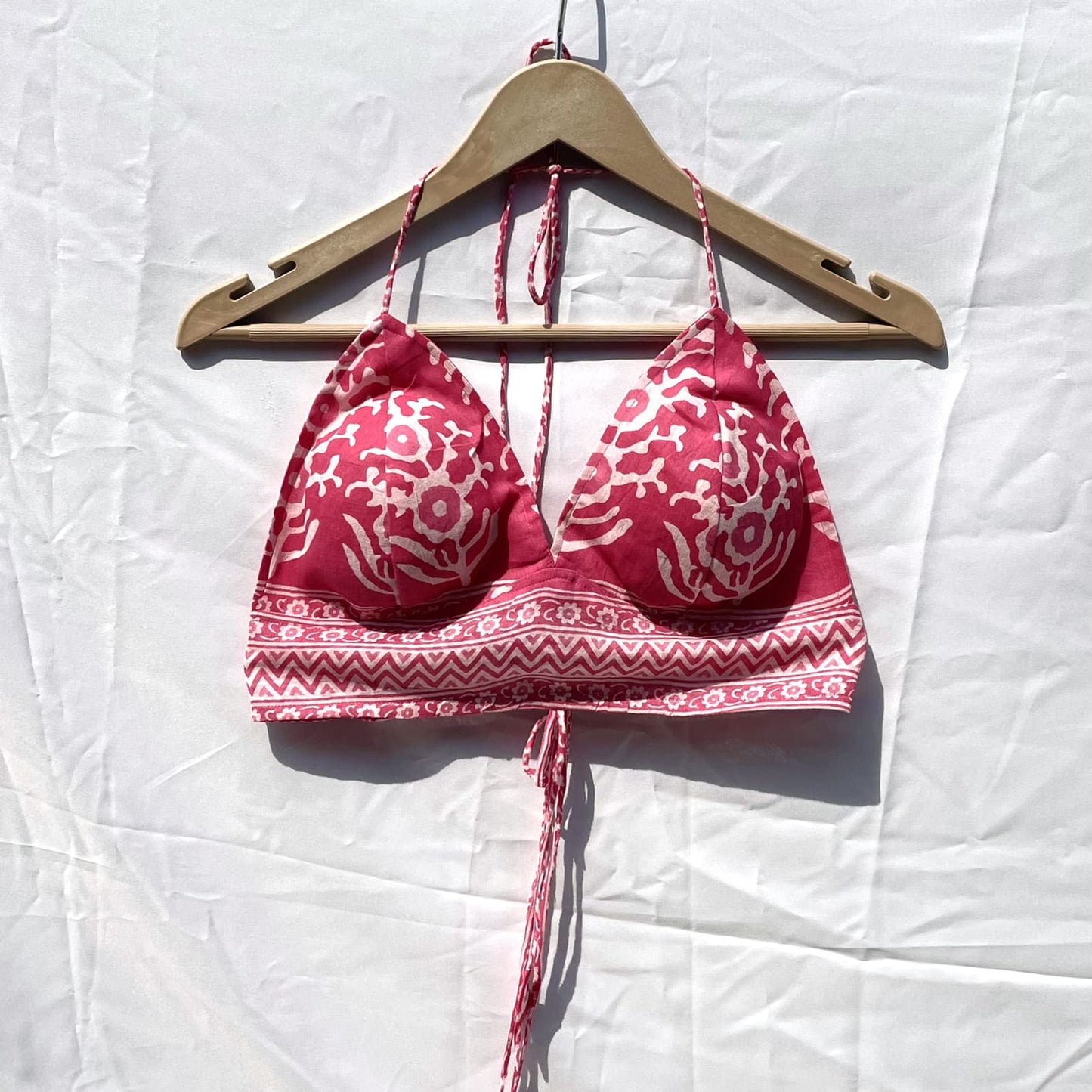Pinkry Mul Cotton Bra - KJ0119 (( Clearance Sale ))