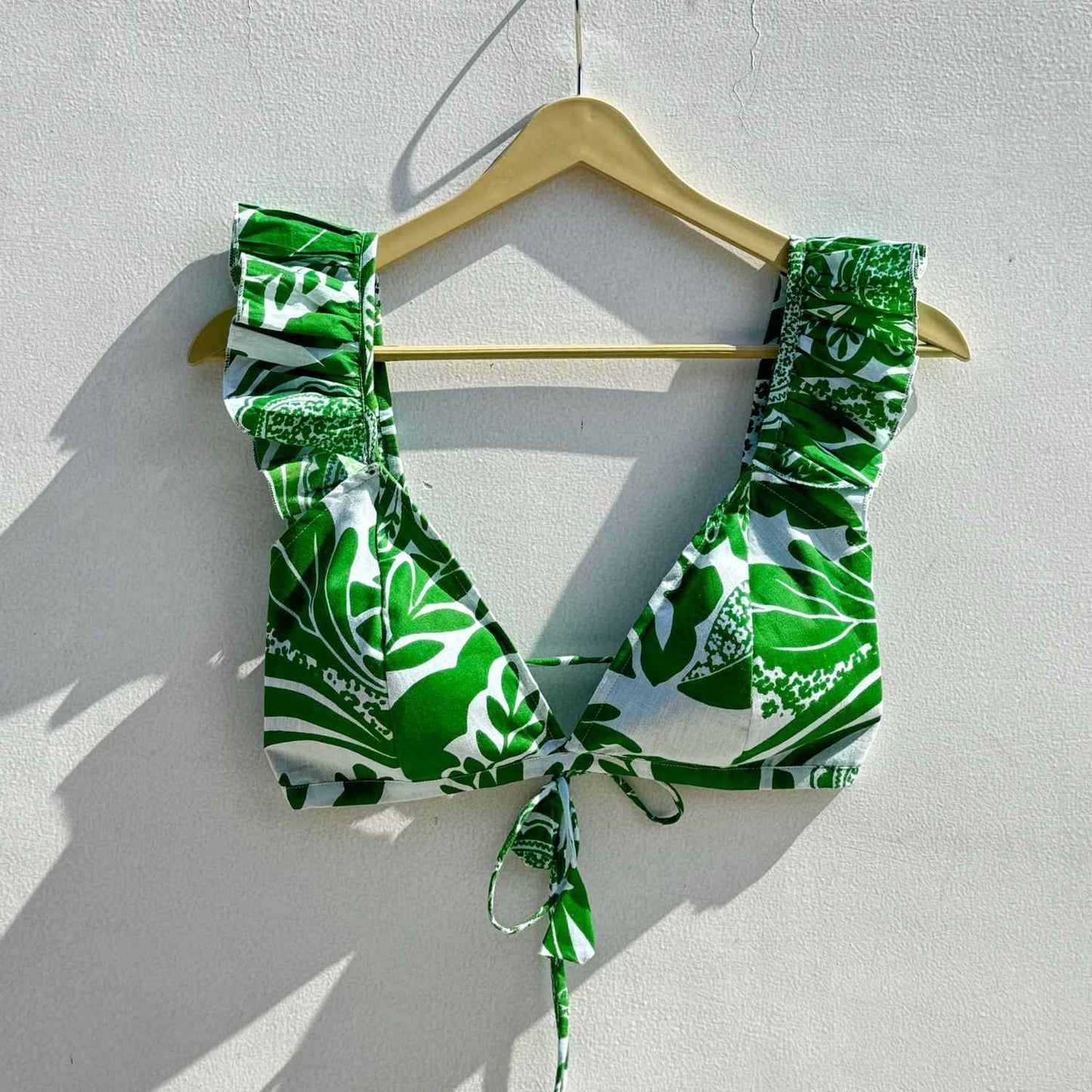 Green Abstract Floral Overall Combo - KJ0528