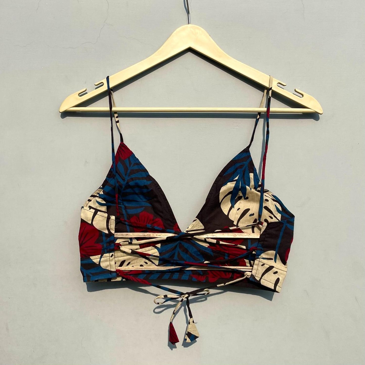 Dark Mix Black Leaf Bra- KJ0288 (Clearance Sale)