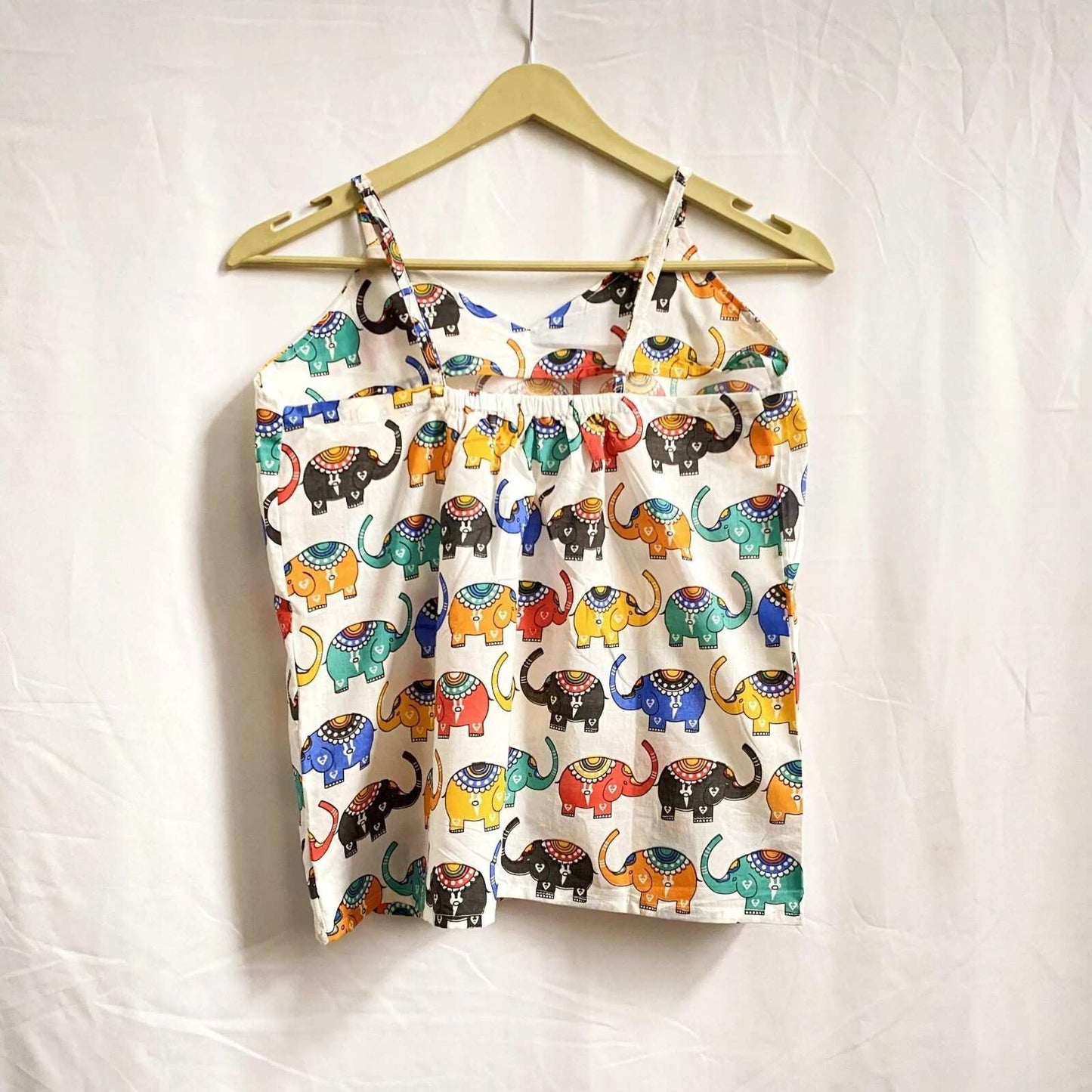 Elephant Strap Cotton Top- KJ0061