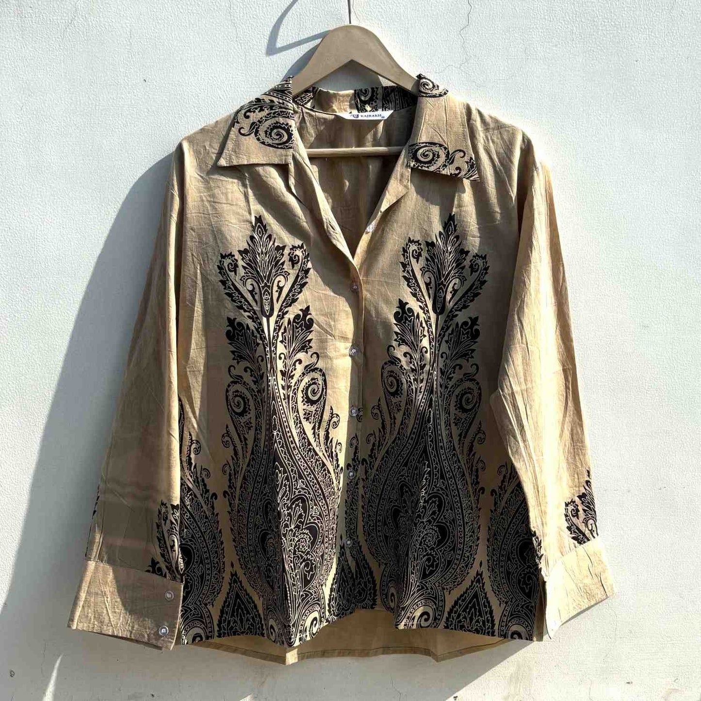 Dusty Big Floral Mul Women Shirt - KJ0800