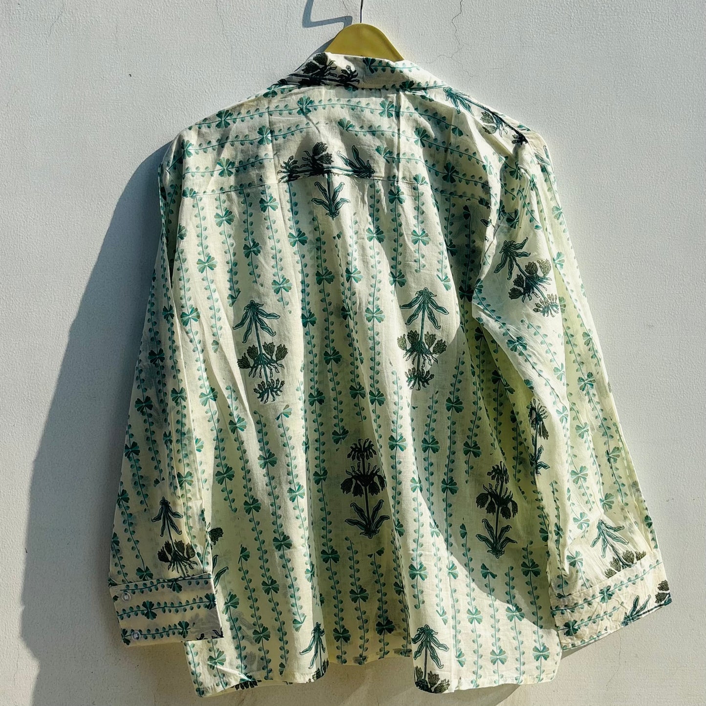 White Blue Creeper Mul Women Shirt - KJ0821