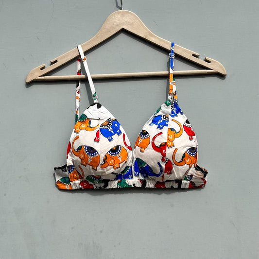 Elephant Cotton Bra - KJ0436