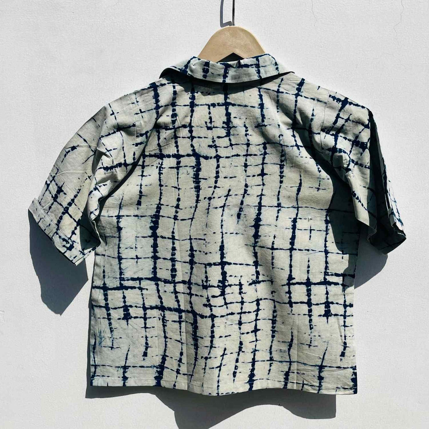 Grey Indigo Tye - Dye T-Shirt- KJ0514 (( Clearance Sale ))