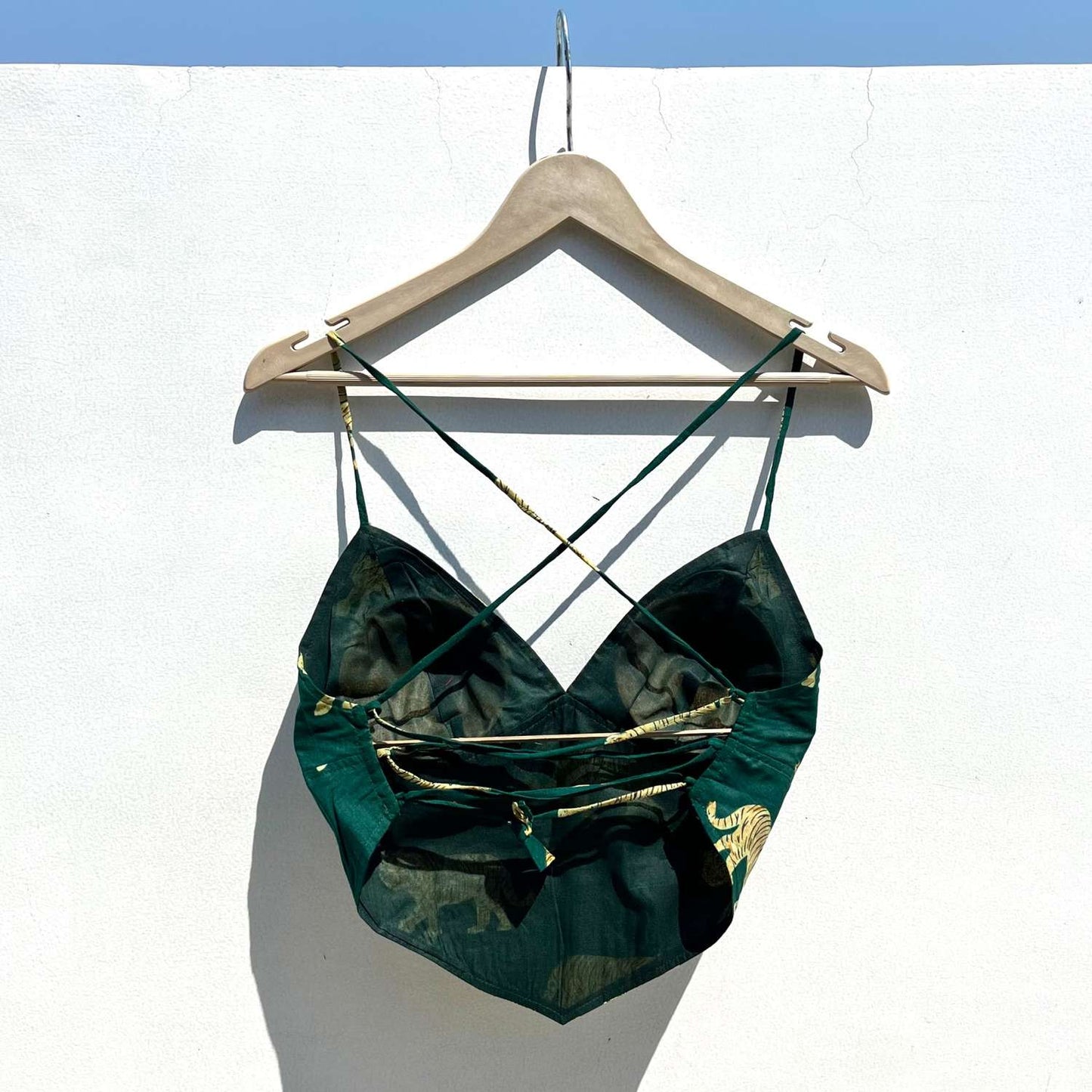 Green Lion Cotton Bra - KJ0533 ( Clearance Sale )