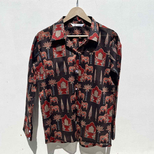 Black Mithya Mul Women  Shirt - KJ0552