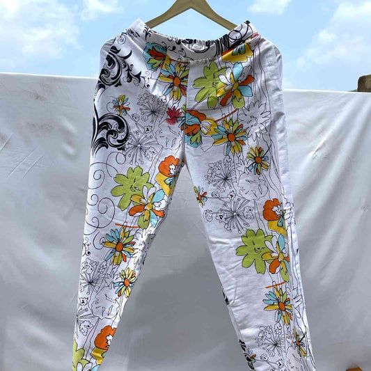 Abstract Denim Pant - KJ0423