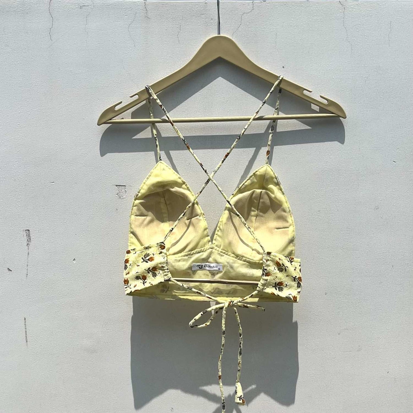 Yellow Butti Hakoba Bra - KJ0693