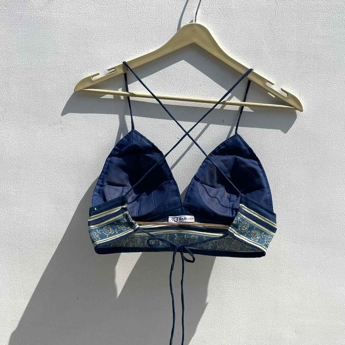 Blue Indigo Floral Mul Bra - KJ0444 (Clearance Sale)
