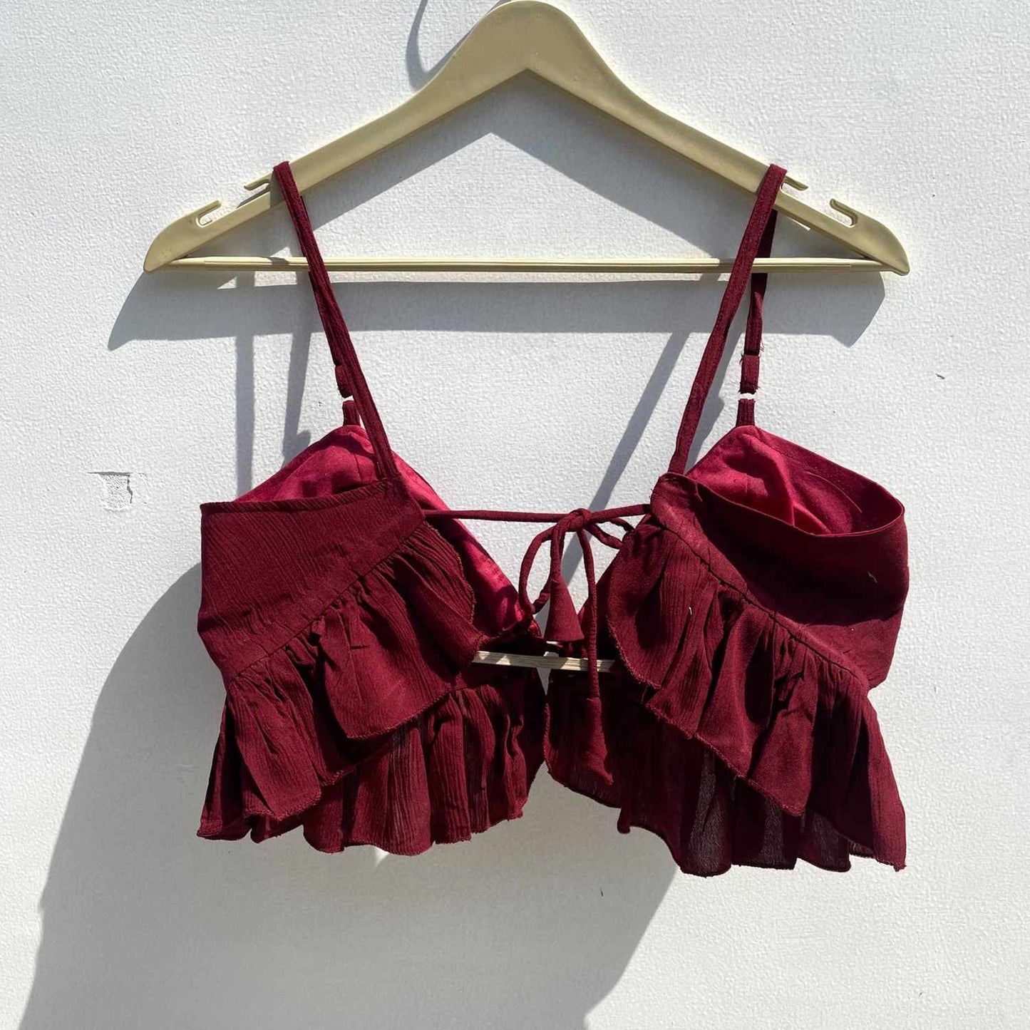 Maroon Crush Cotton Bra - KJ0328