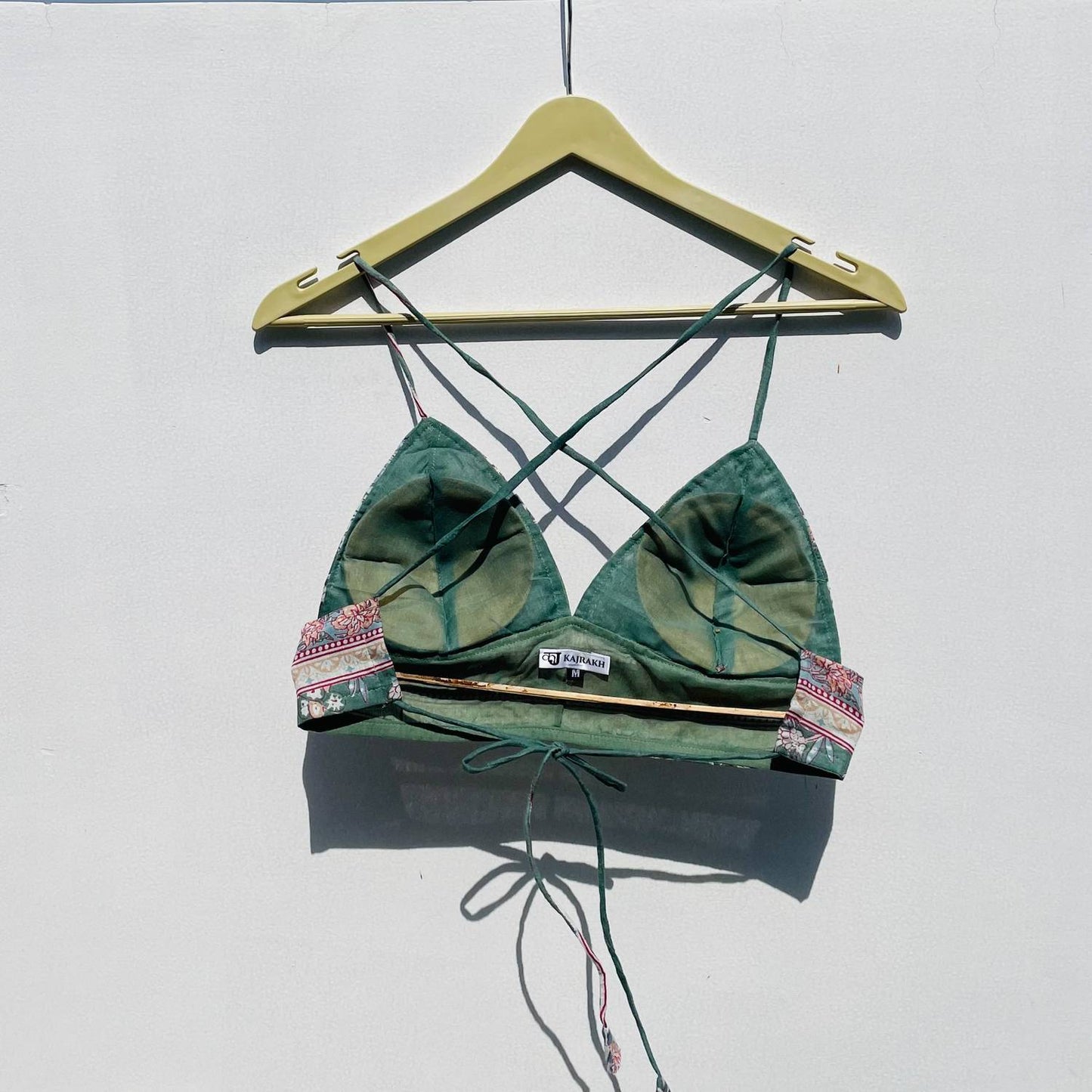 Mitti Green Jaal Mul Bra - KJ0268