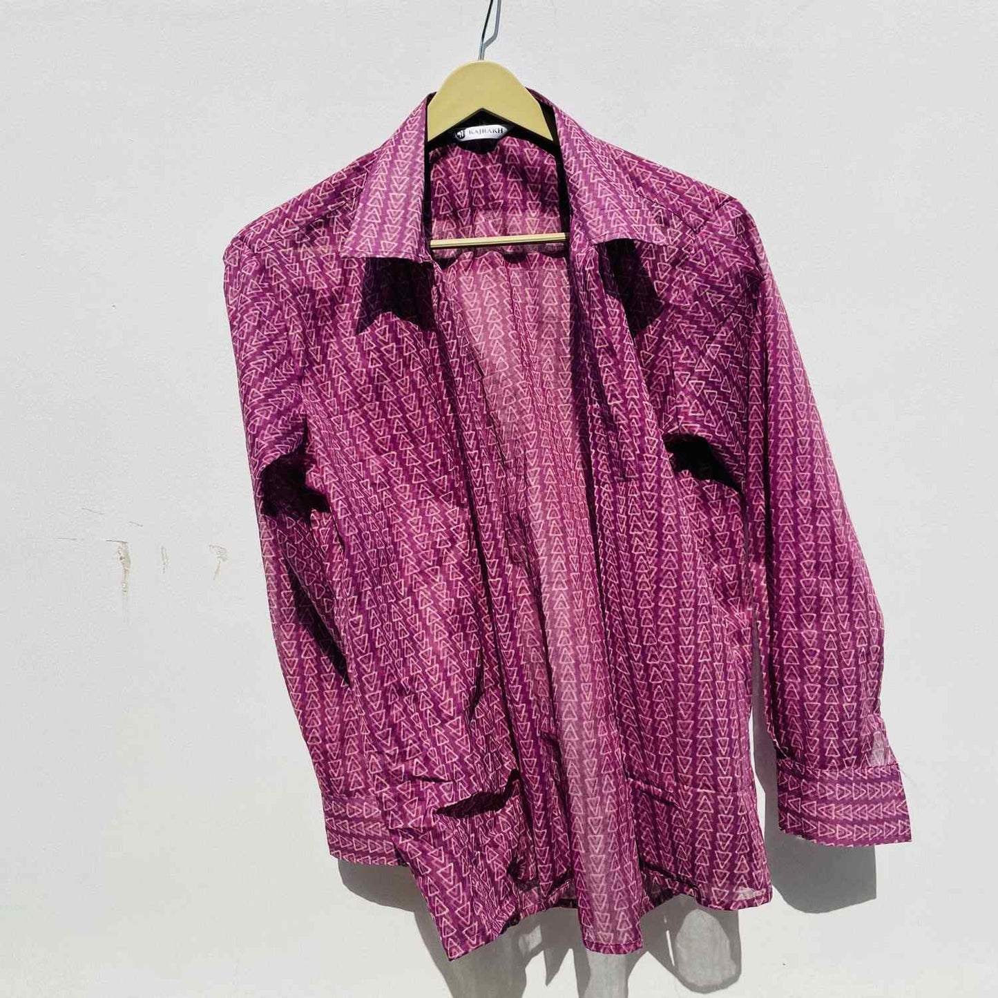 Dark Wine Triangle Mul Shirt - KJ0404