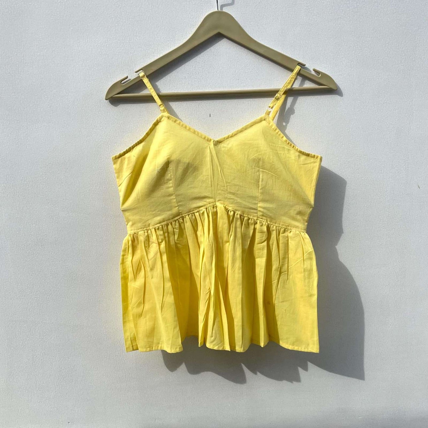 Yellow Kalakaari Hand Embroidered Top - KJ0189