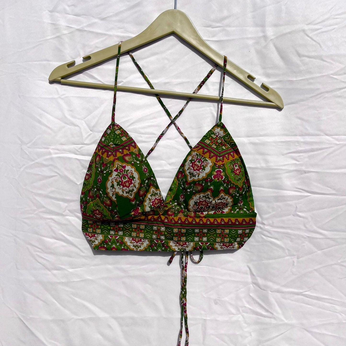 Green Jaal lil Removable Pads Bra - Kj10385