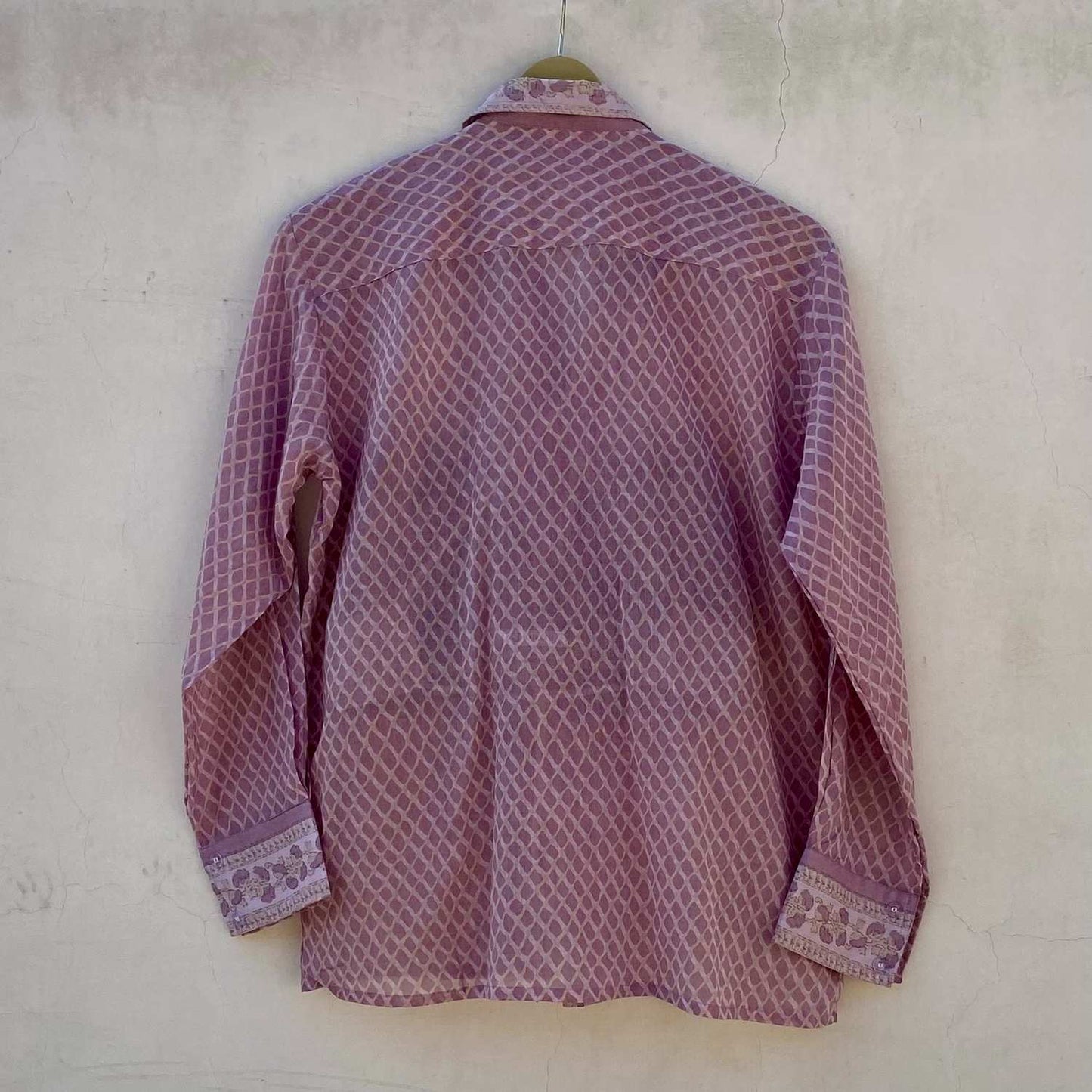 Lavender Abstract Mul Women Shirt - KJ10238