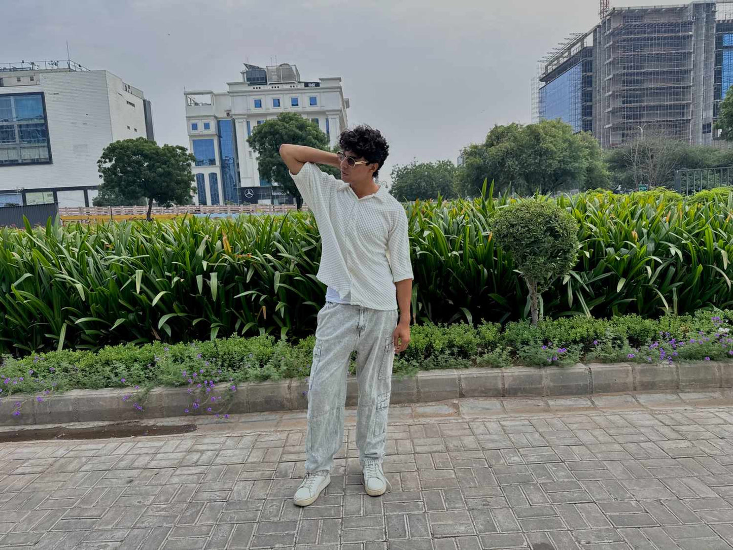 White Popcorn Shirt - 400 - AA0763