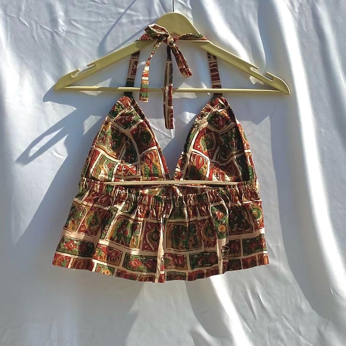 Multicolor Hand block Gulati Top - KJ10350