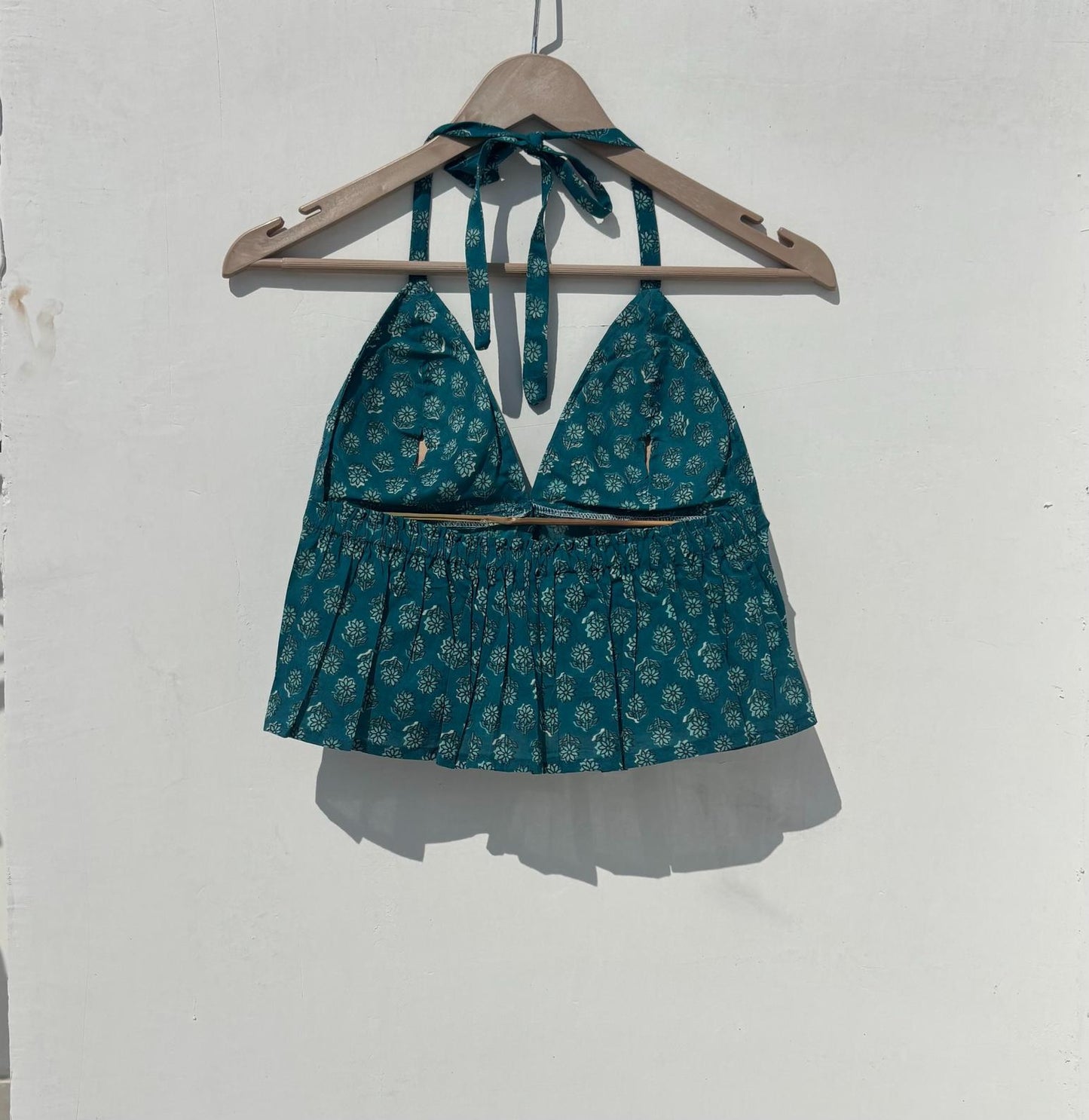 Rama Green Butti Cotton Top - KJ0869 (( Clearance Sale ))