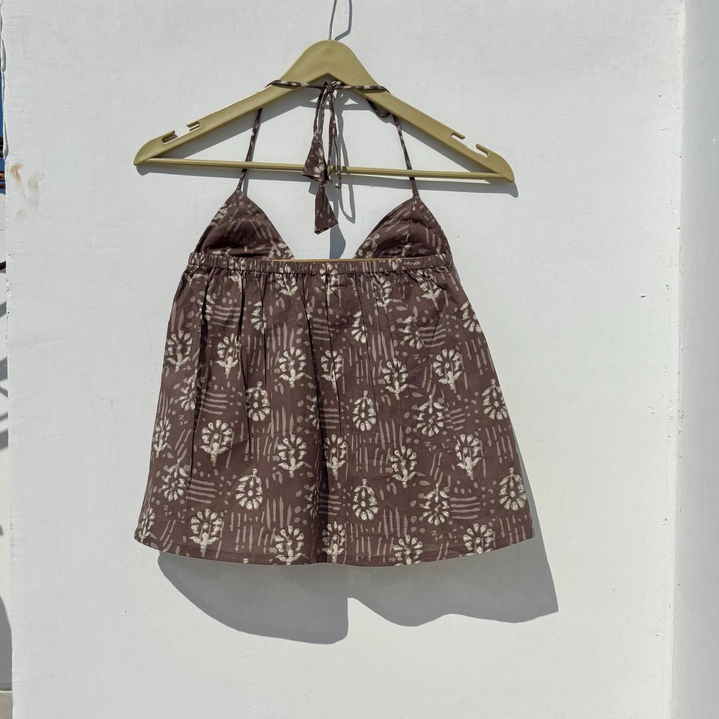 Brown Kashish Tree Cotton Top - KJ0868 ( Clearance Sale Item )