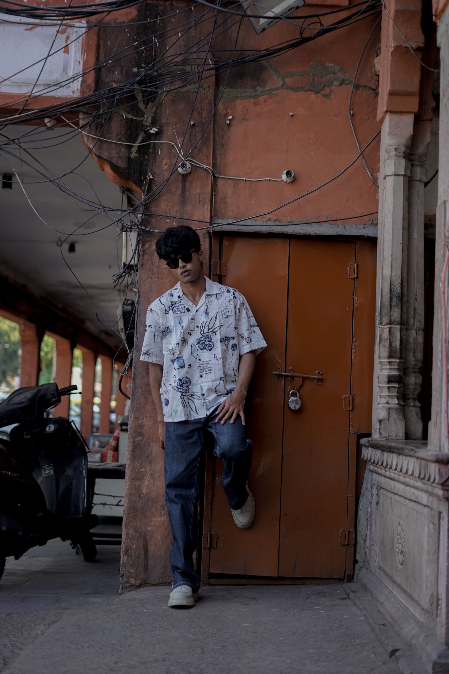 The Abstract Cotton Flex Shirt - AA0952