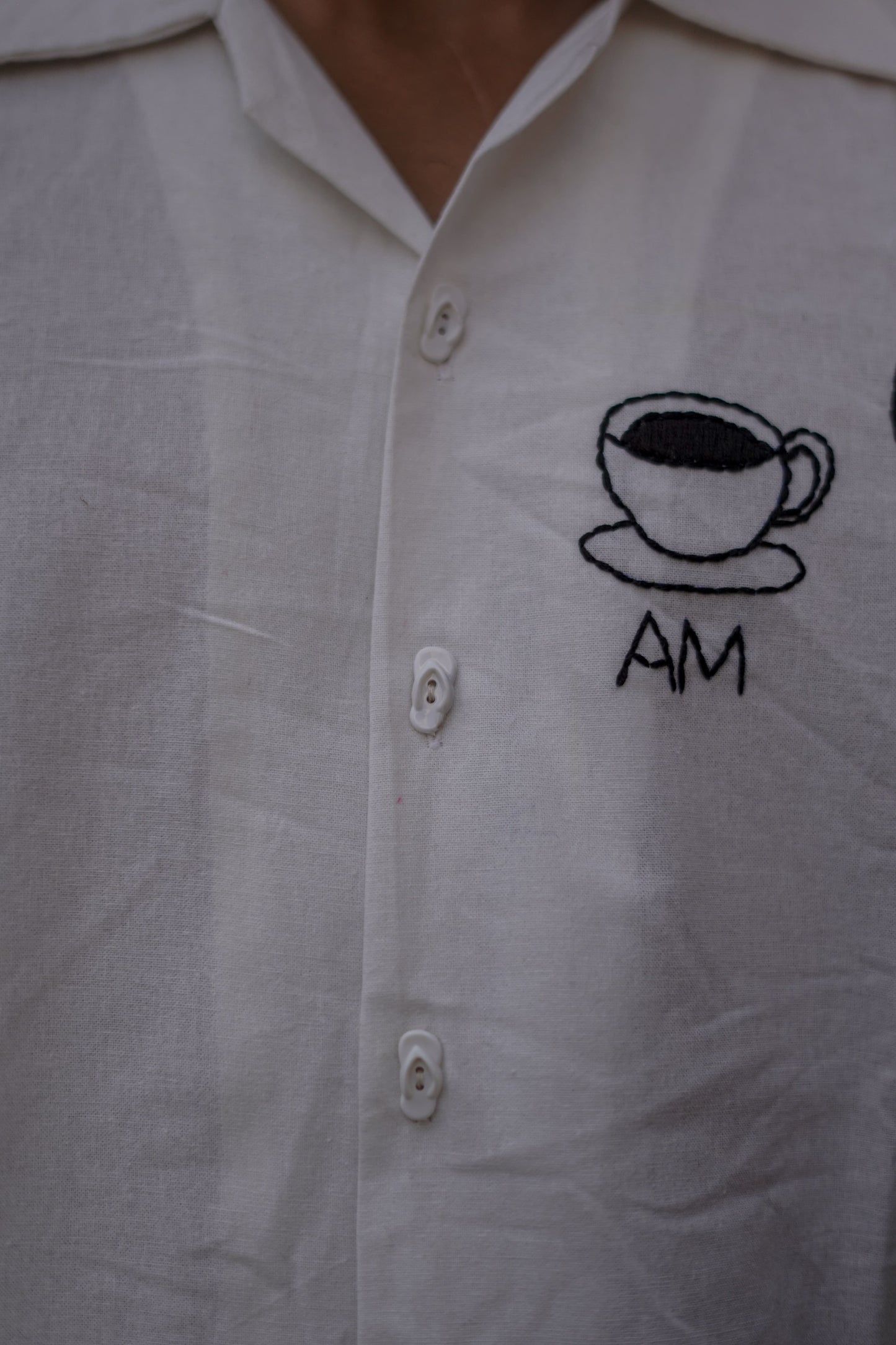 The Coffee & Wine Oversized Shirt - AA0953