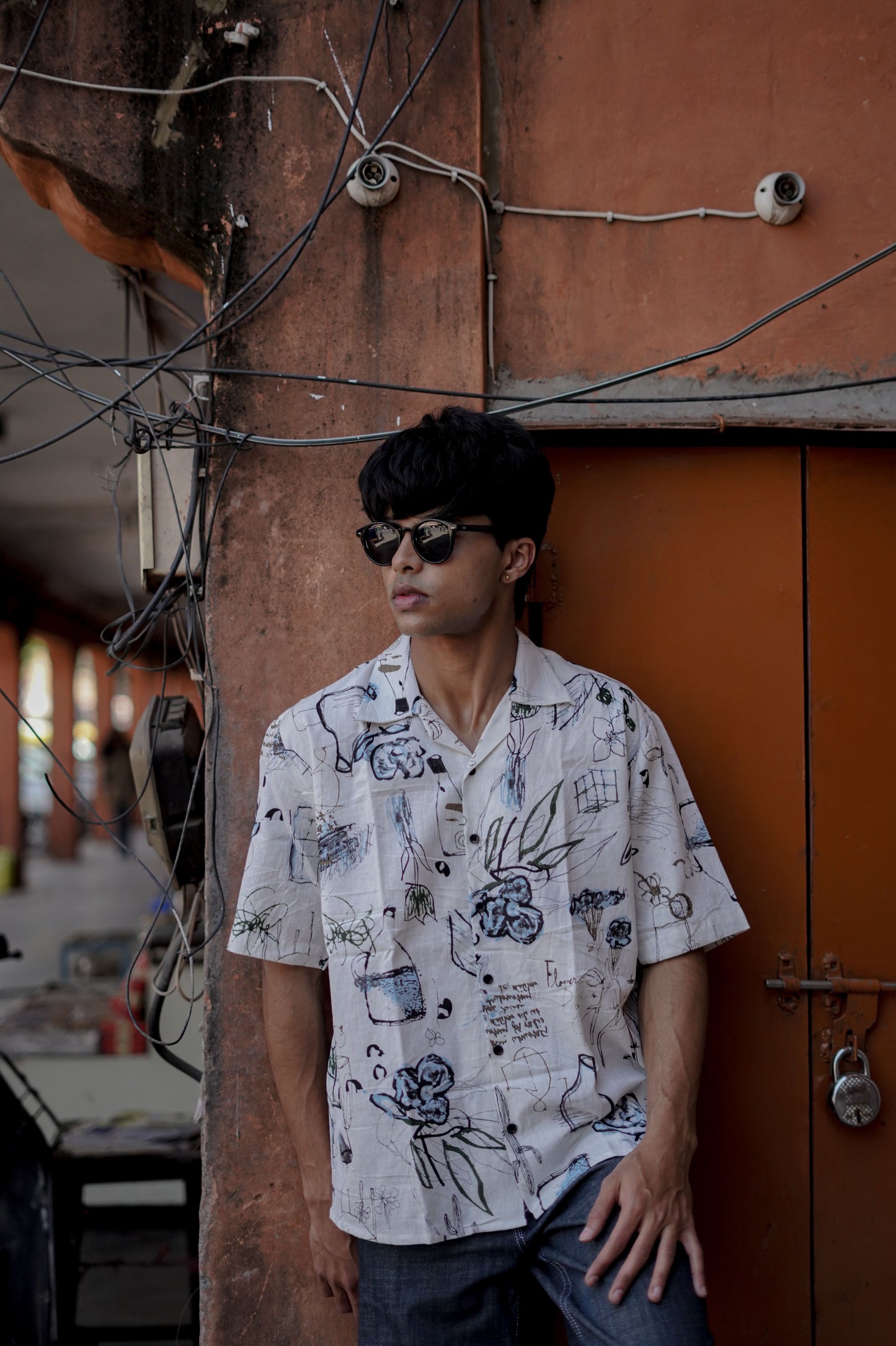 The Abstract Cotton Flex Shirt - AA0952