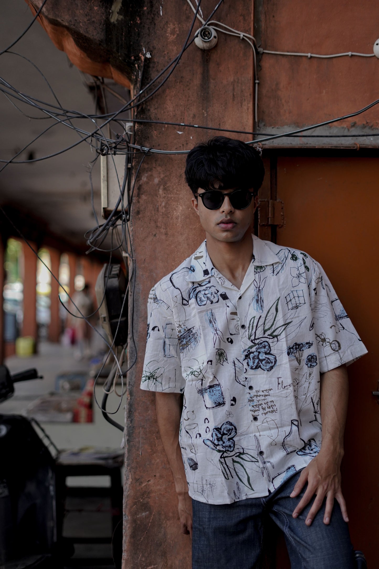 The Abstract Cotton Flex Shirt - AA0952