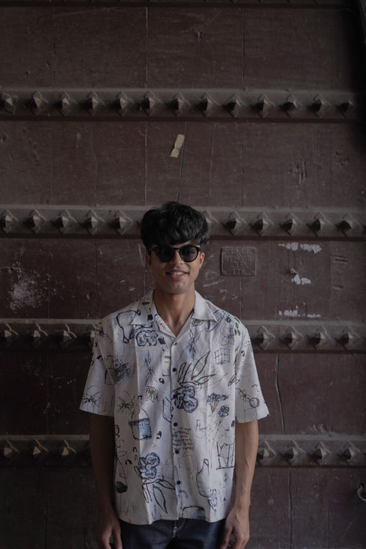 The Abstract Cotton Flex Shirt - AA0952