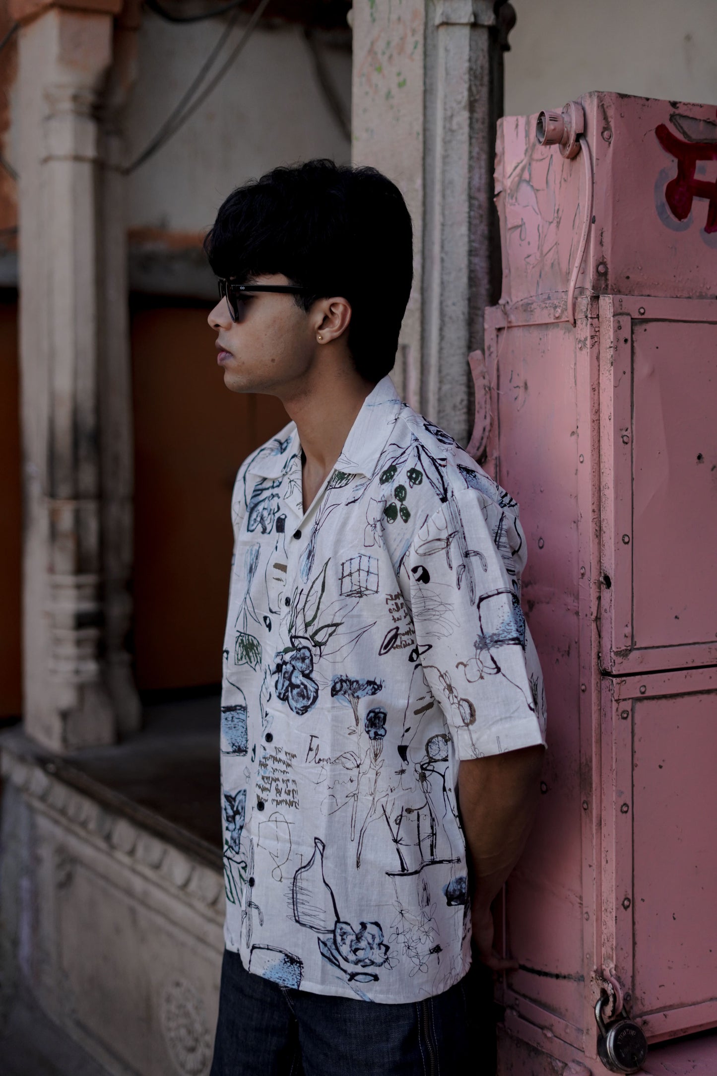 The Abstract Cotton Flex Shirt - AA0952