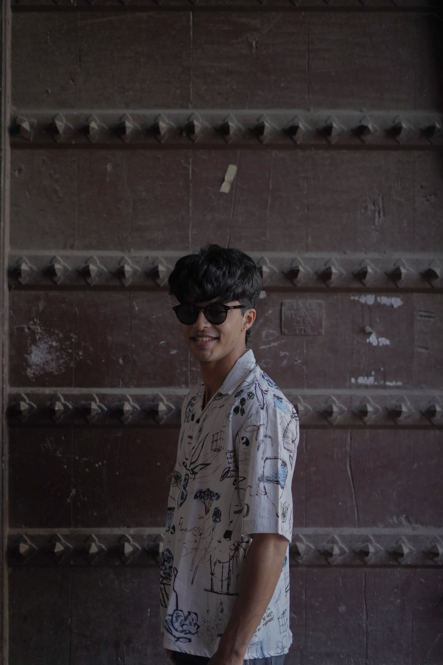 The Abstract Cotton Flex Shirt - AA0952