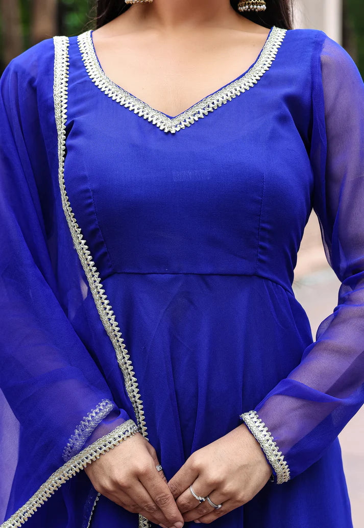 Neel Kamal Elegance – Georgette Anarkali Set - 2600 - Gheraa10138