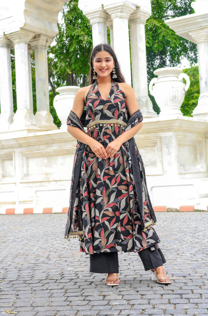 Midnight Charm Modal Silk Set - 3239 - Gheraa10216