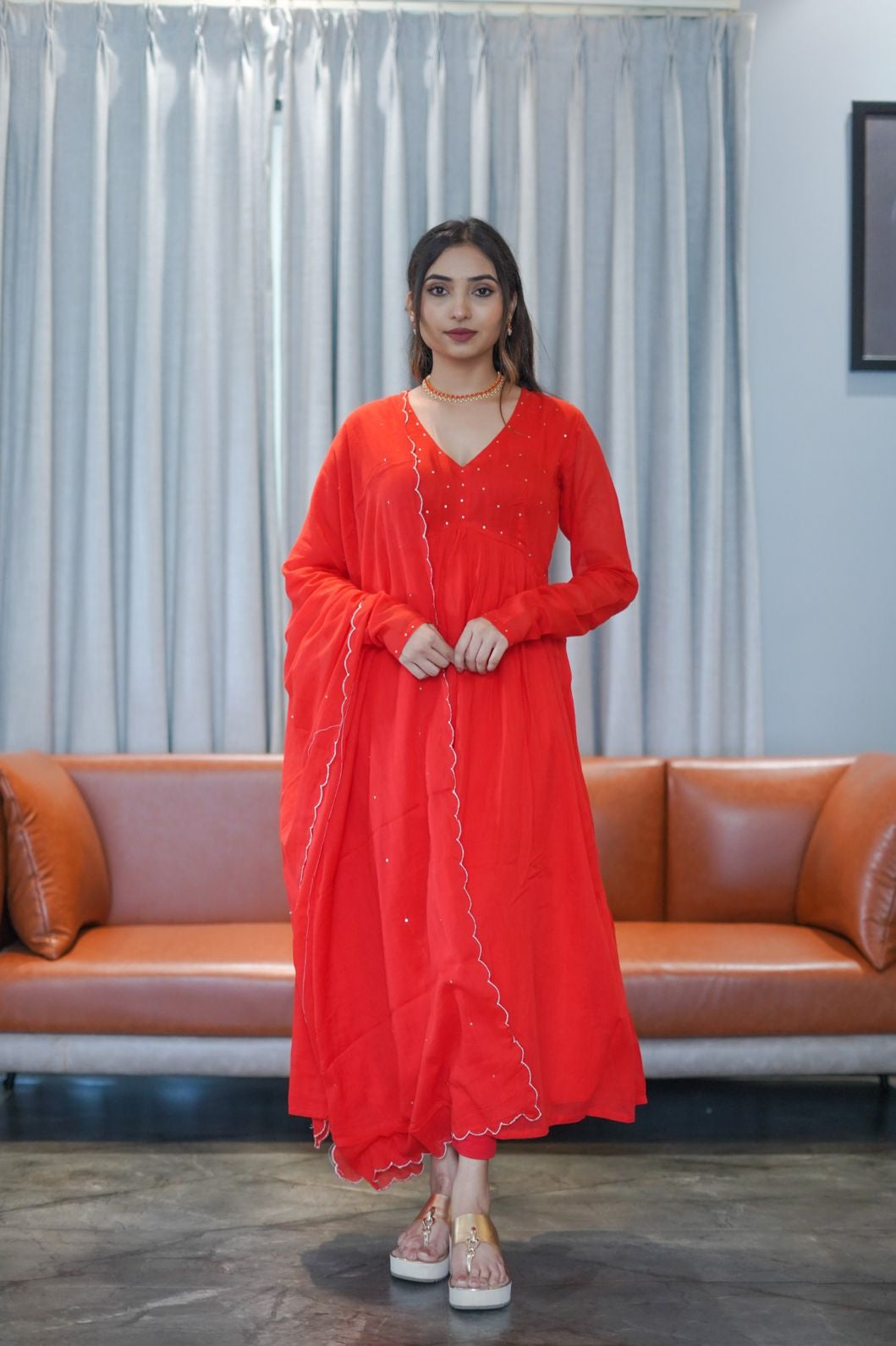 Taashi Malmal Kurta Set - 1700 - Gheraa10062