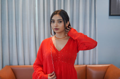 Taashi Malmal Kurta Set - 1700 - Gheraa10062