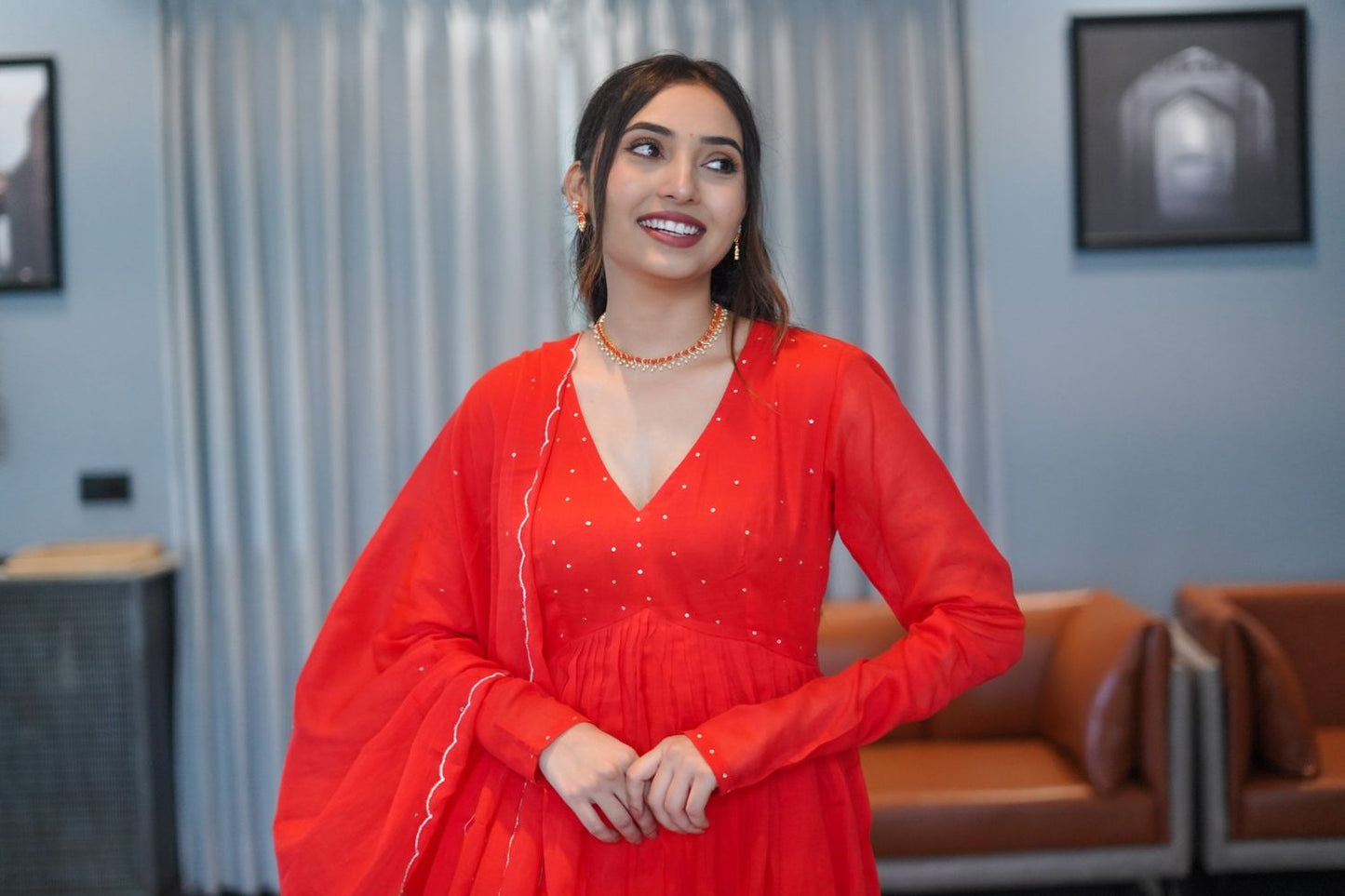 Taashi Malmal Kurta Set - 1700 - Gheraa10062