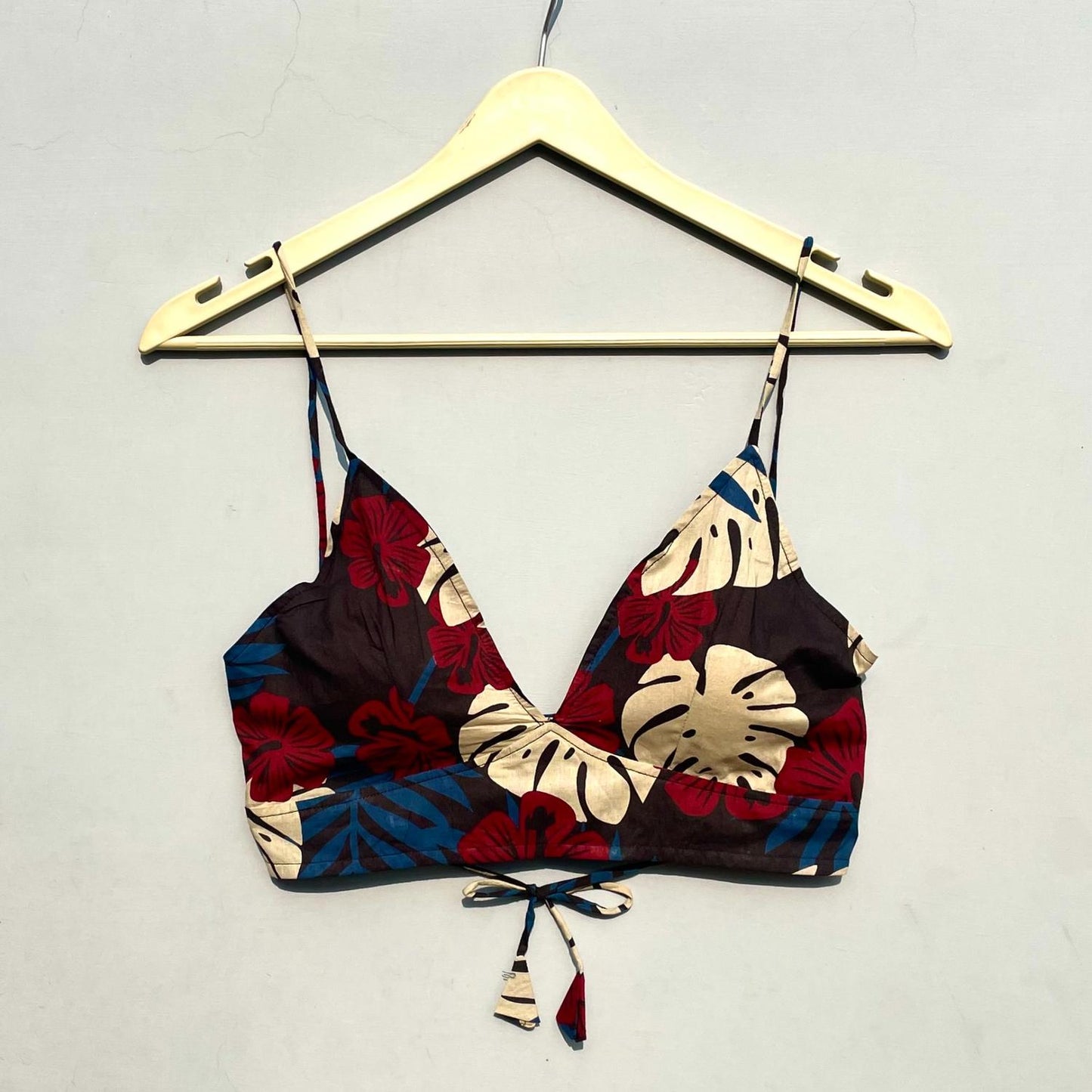 Dark Mix Black Leaf Bra- KJ0288 (Clearance Sale)