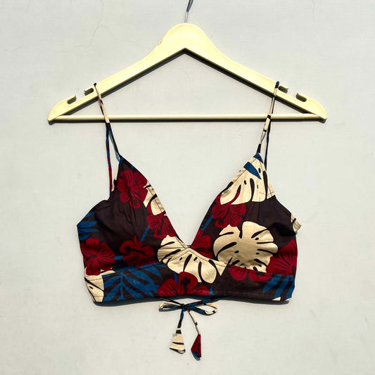 Dark Mix Black Leaf Bra- KJ0288 (Clearance Sale)