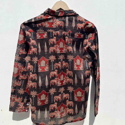 Black Mithya Mul Shirt - KJ0552