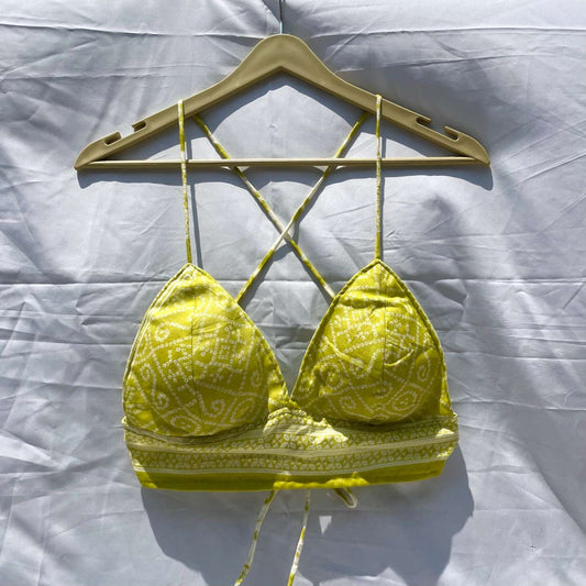 Lemon Shibori Mul Bra- KJ0300