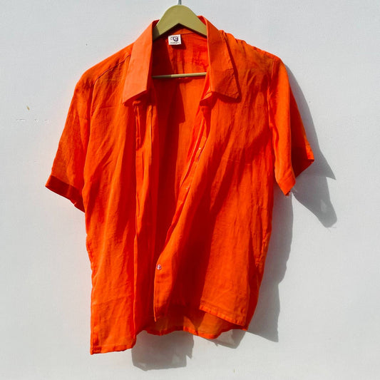 Neon Orange Mul Shirt - KJ0395
