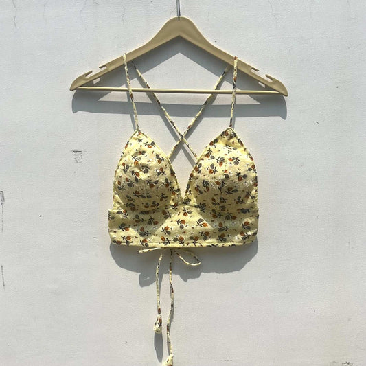 Yellow Butti Hakoba Bra - KJ0693