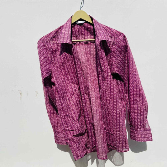 Dark Wine Triangle Mul Shirt - KJ0404