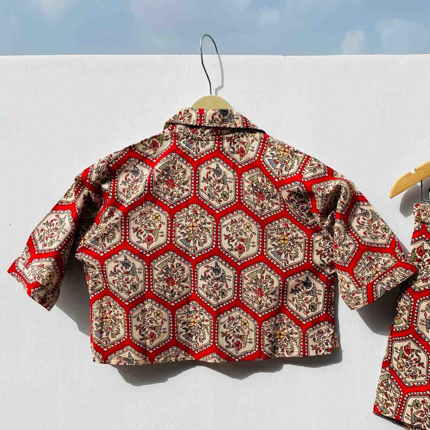 Red Traditional Top - KJ0255