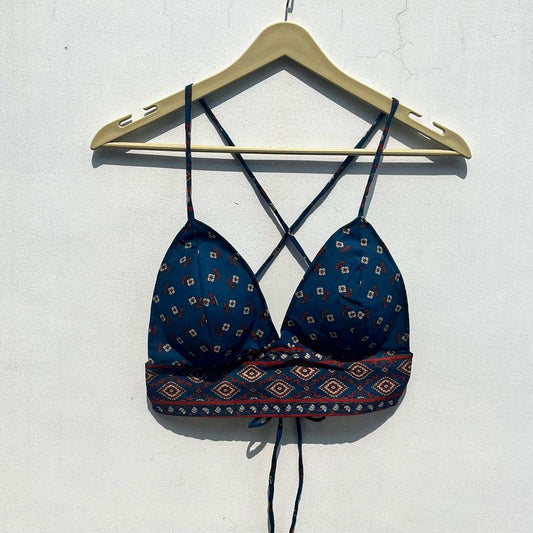 Blue Small Butti Mul Bra - KJ0730