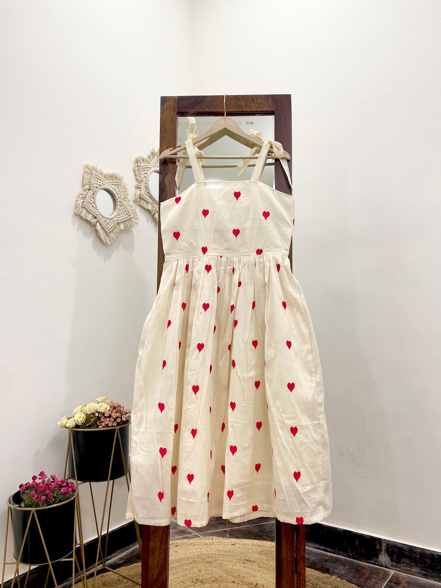 White Heart Dress - KJ0921