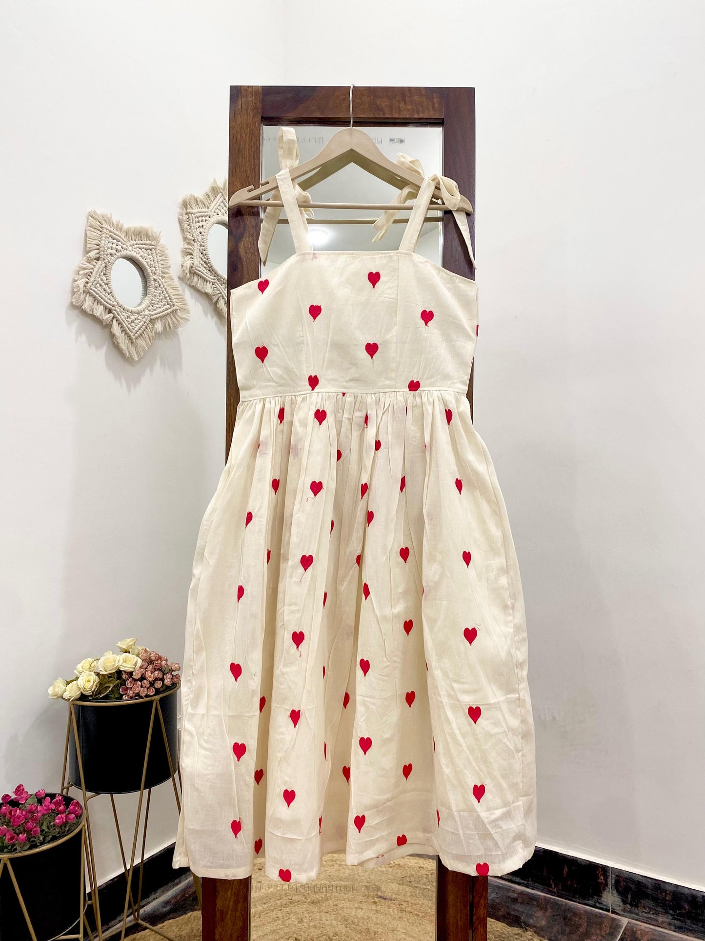 White Heart Dress - KJ0921