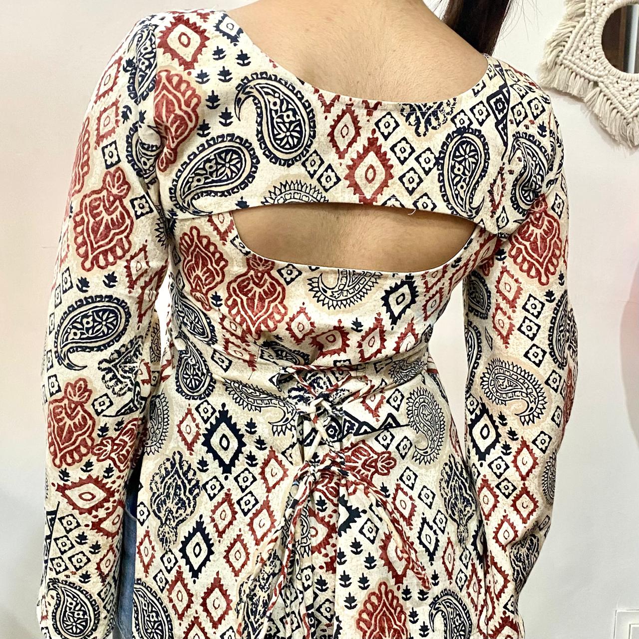 Nivara 2 in 1 Cotton Kurti - KJ10302